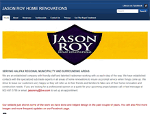Tablet Screenshot of jasonroyrenovations.com